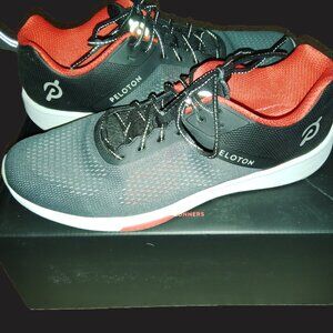 PELOTON SNEAKERS RUNNING SHOES BLACK/GRAY/RED CIRCUIT RUNNERS-MENS SIZE 13